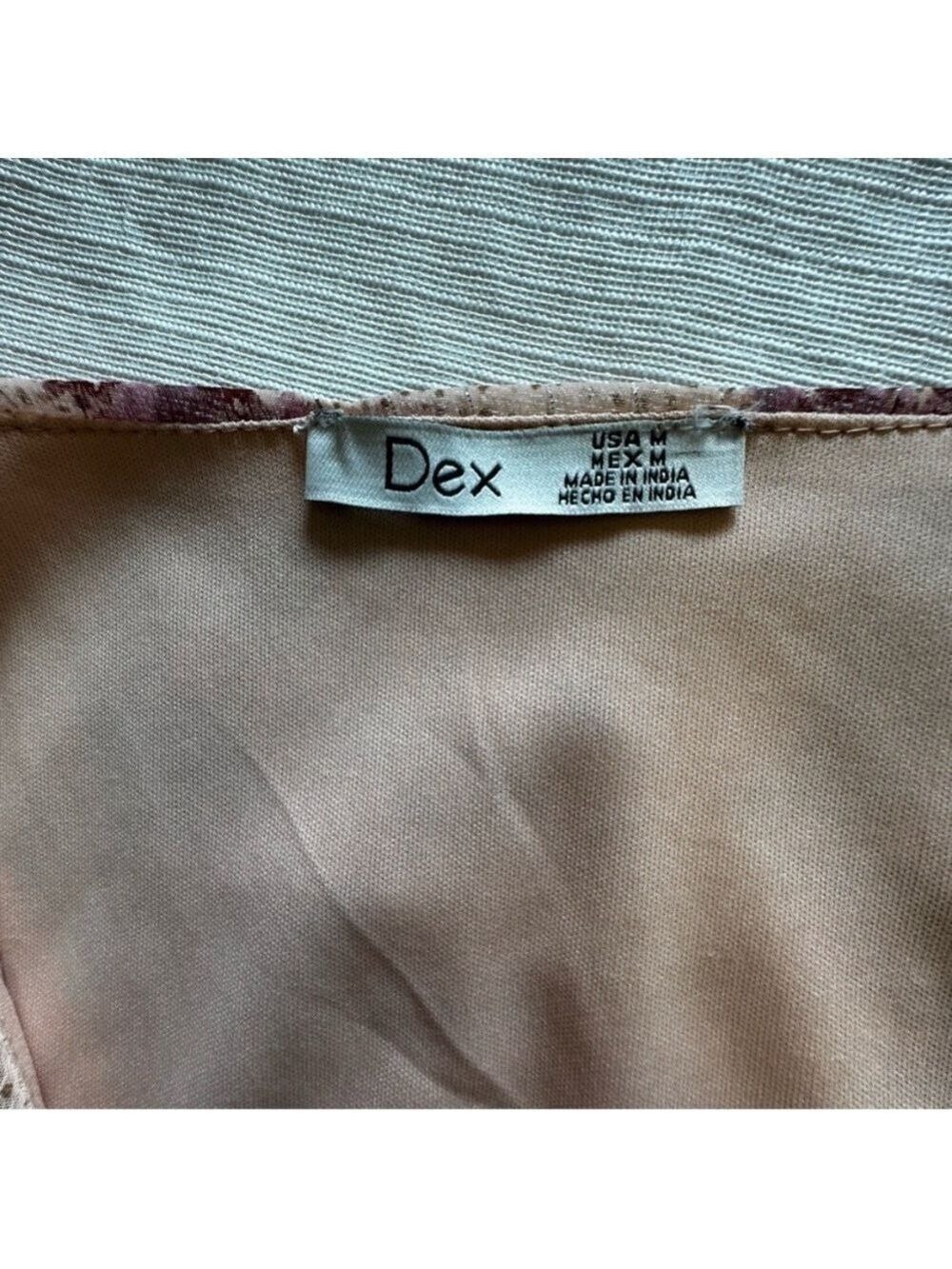 Dex Sleeveless Floral Maxi Dress - Cream and Burgundy Medium - Picture 3 of 7